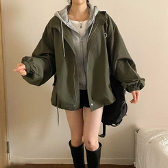 カジュアルブルゾンジャンパー KHAKI