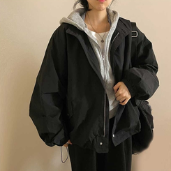 カジュアルブルゾンジャンパー BLACK