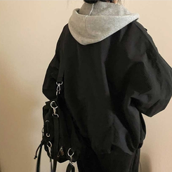 カジュアルブルゾンジャンパー BLACK