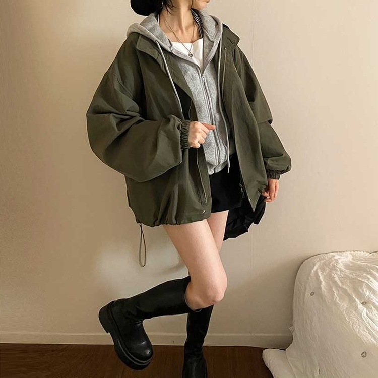 カジュアルブルゾンジャンパー KHAKI