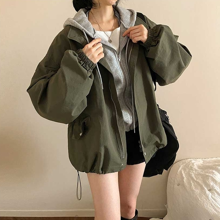 カジュアルブルゾンジャンパー KHAKI