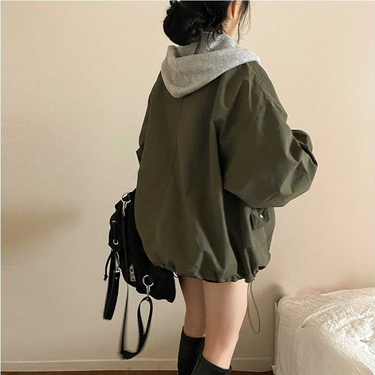 カジュアルブルゾンジャンパー KHAKI