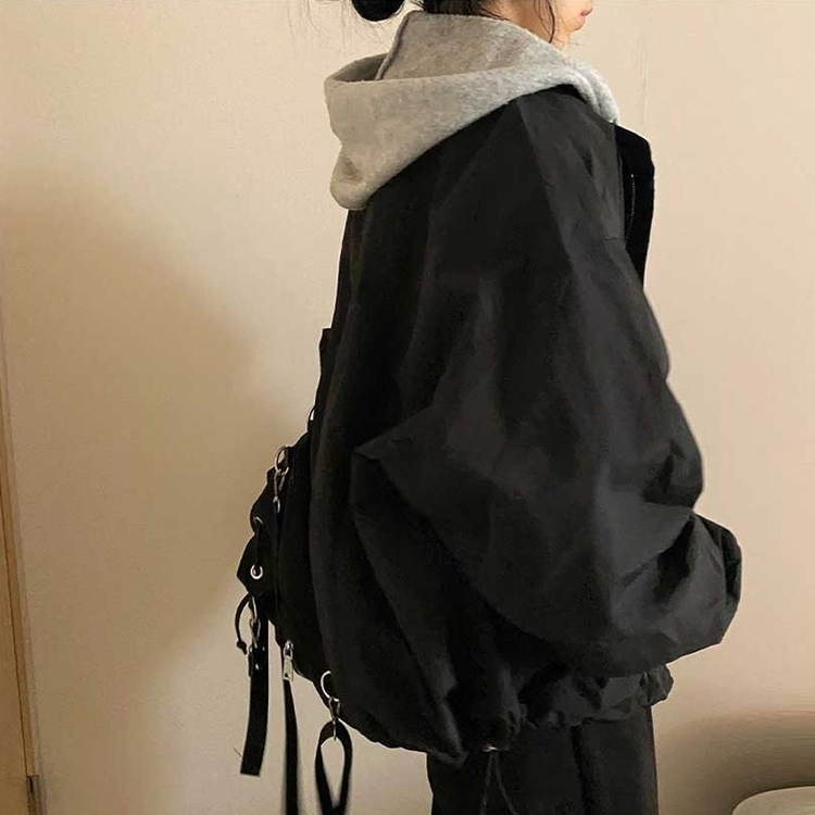 カジュアルブルゾンジャンパー BLACK