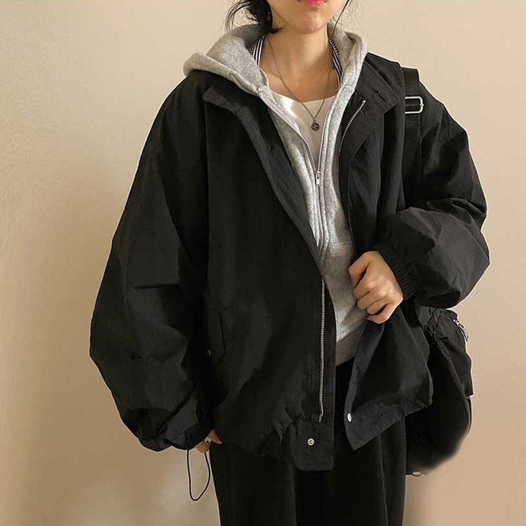 カジュアルブルゾンジャンパー BLACK