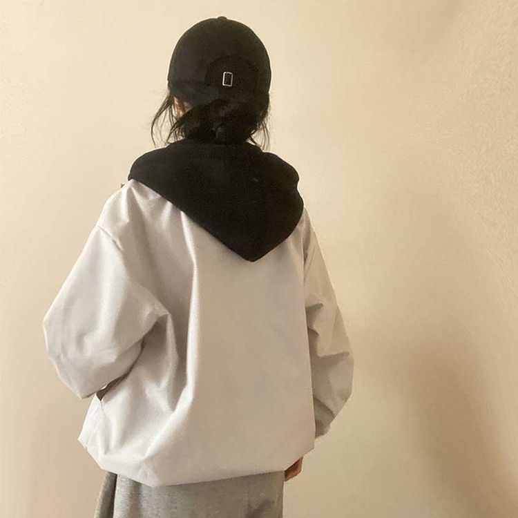 フード付きミリタリージャケット IVORY