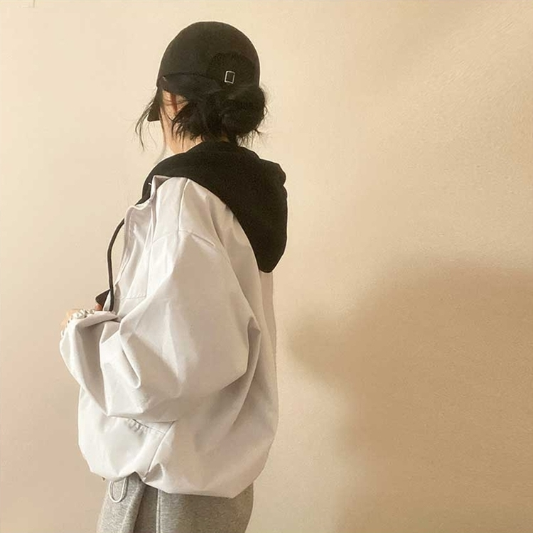 フード付きミリタリージャケット IVORY