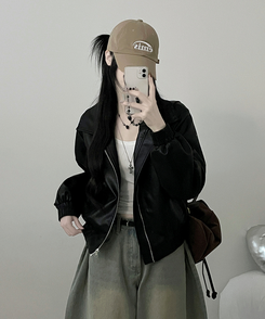 ソフトレザージャケット BLACK