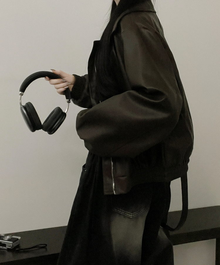 ソフトレザージャケット BROWN