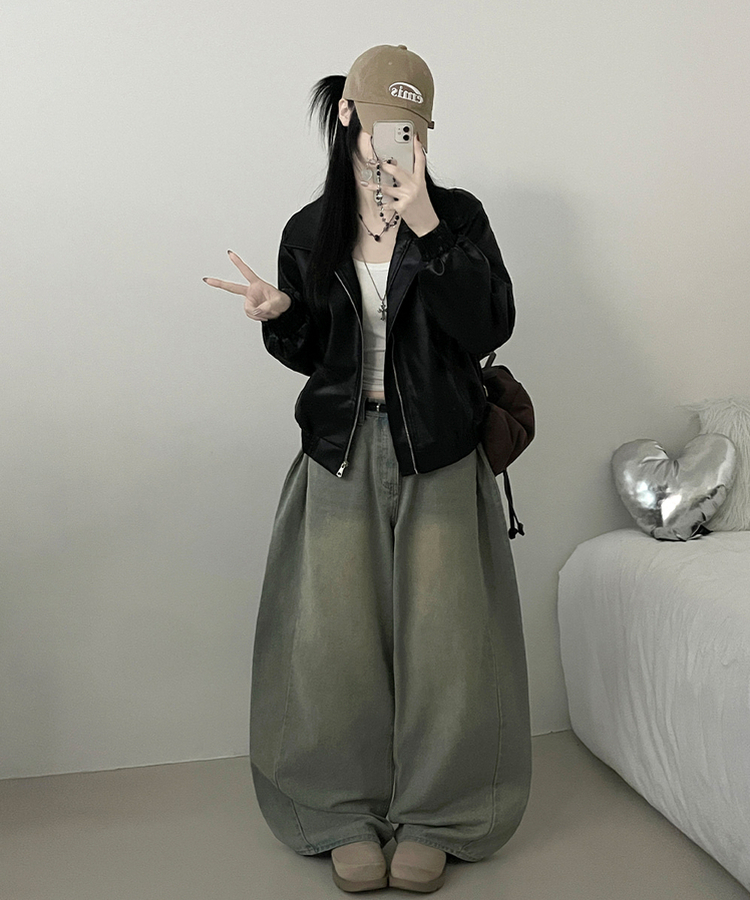 ソフトレザージャケット BLACK