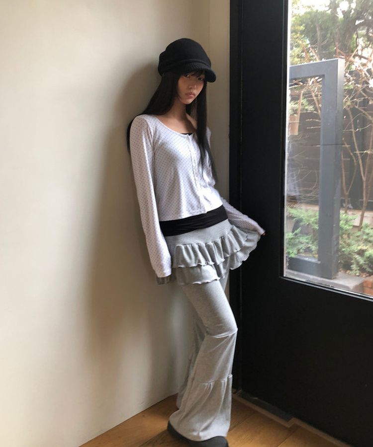 ベーシックストラップキャミソール(10color) CHARCOAL