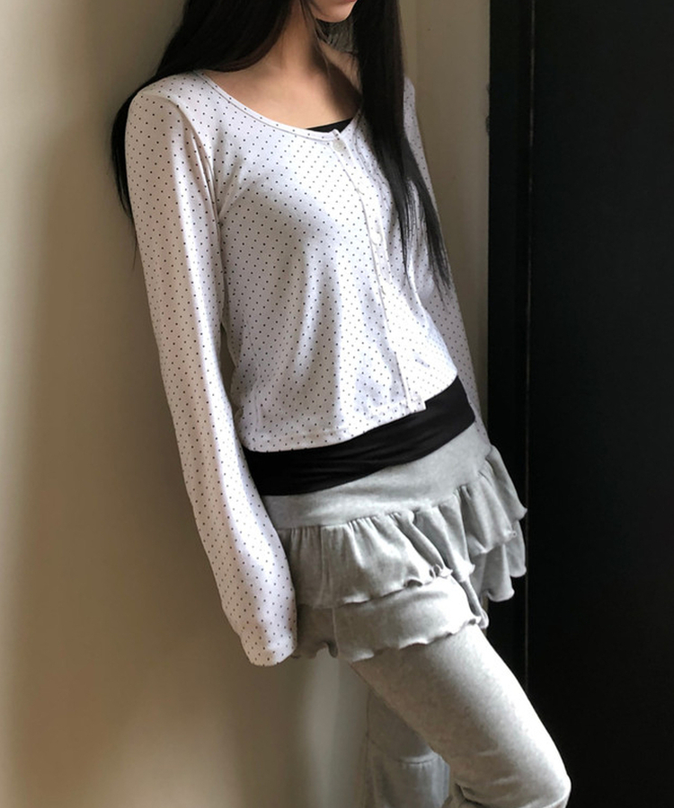 ベーシックストラップキャミソール(10color) CHARCOAL