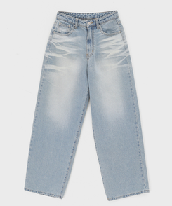 ウォッシングワイドデニムパンツ