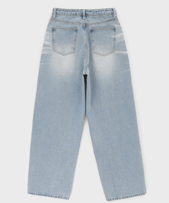 ウォッシングワイドデニムパンツ