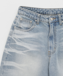 ウォッシングワイドデニムパンツ