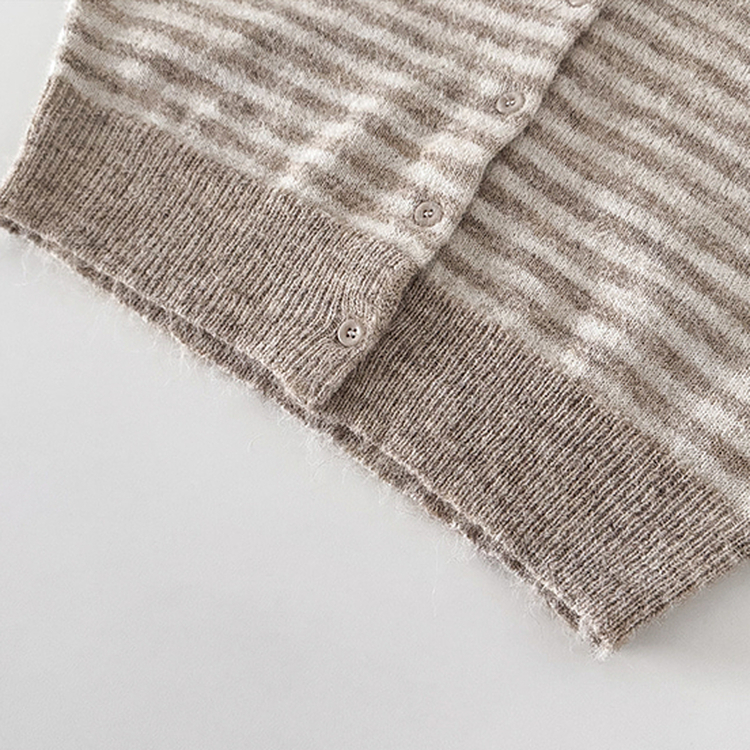 ボーダーニットカーディガン(6color)