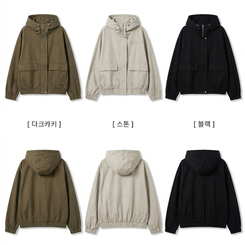 コットンフードジャケット