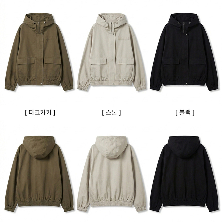 コットンフードジャケット