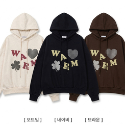 クローバーフードパーカー