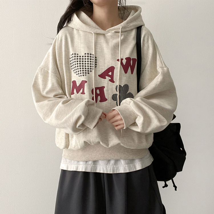 クローバーフードパーカー OATMEAL