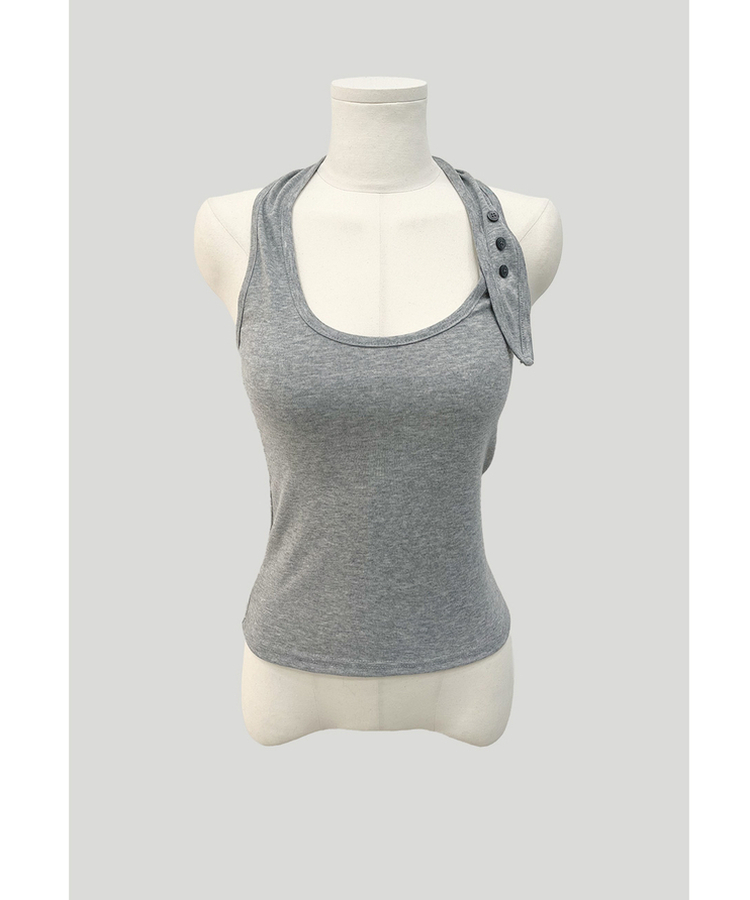 【SET】オフショルダーTシャツ ホルターネックキャミソール