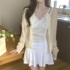 Aラインウエストバンドミニスカート IVORY