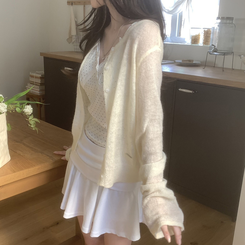 Aラインウエストバンドミニスカート IVORY