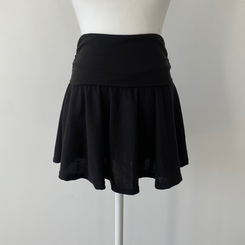 Aラインウエストバンドミニスカート