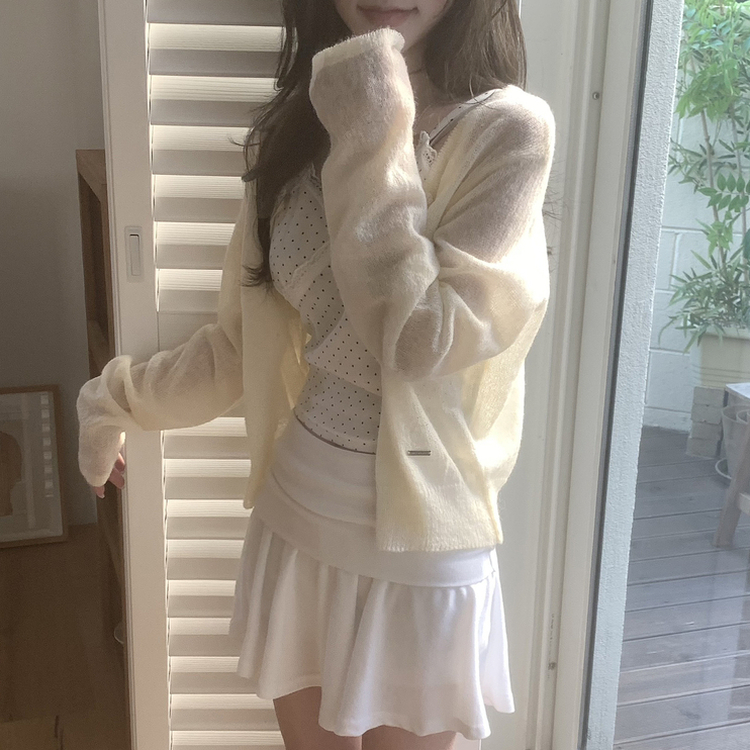 Aラインウエストバンドミニスカート IVORY