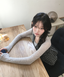 チェックホルターブラウス BLACK