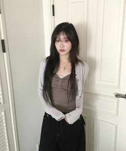 リボンキャミソール(6color) BROWN