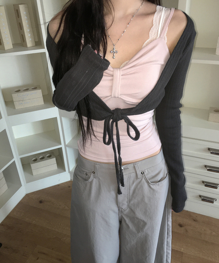 リボンキャミソール(6color) PINK