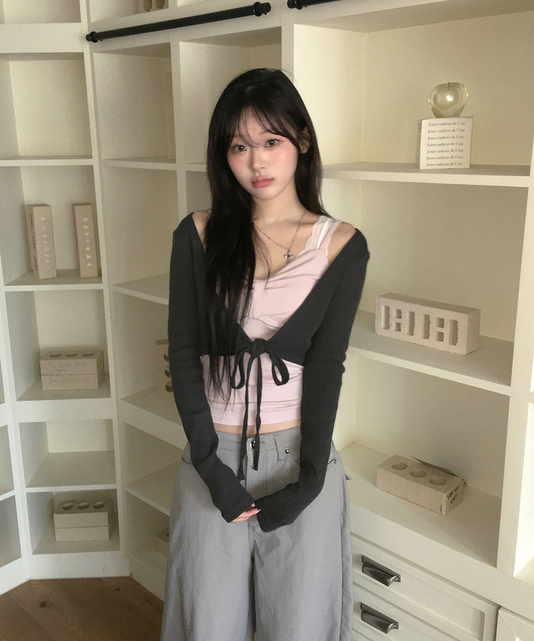 リボンキャミソール(6color) PINK