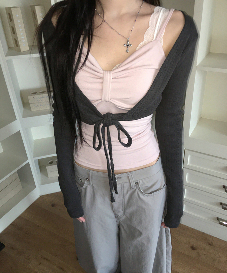 リボンキャミソール(6color) PINK