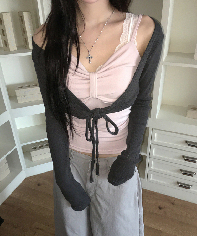 リボンキャミソール(6color) PINK