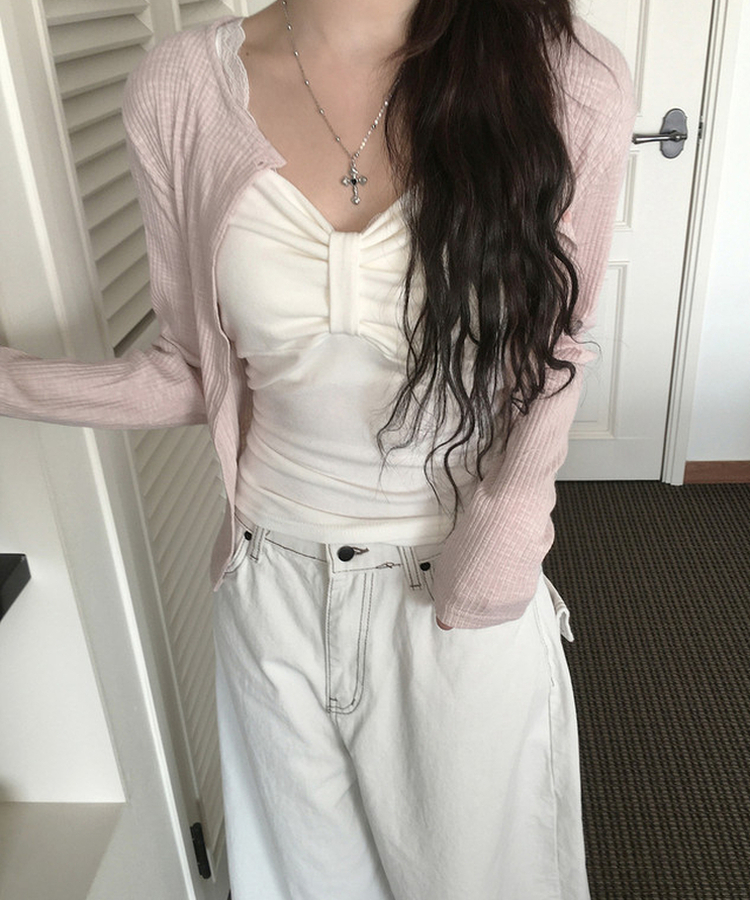 リボンキャミソール(6color) IVORY