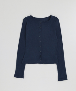 リブニットカーディガン(7color)