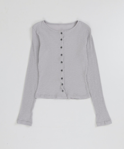 リブニットカーディガン(7color)