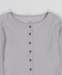 リブニットカーディガン(7color)