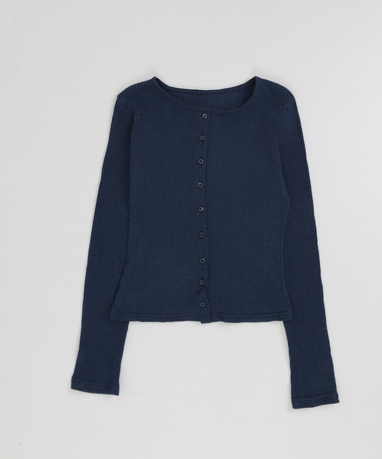 リブニットカーディガン(7color)