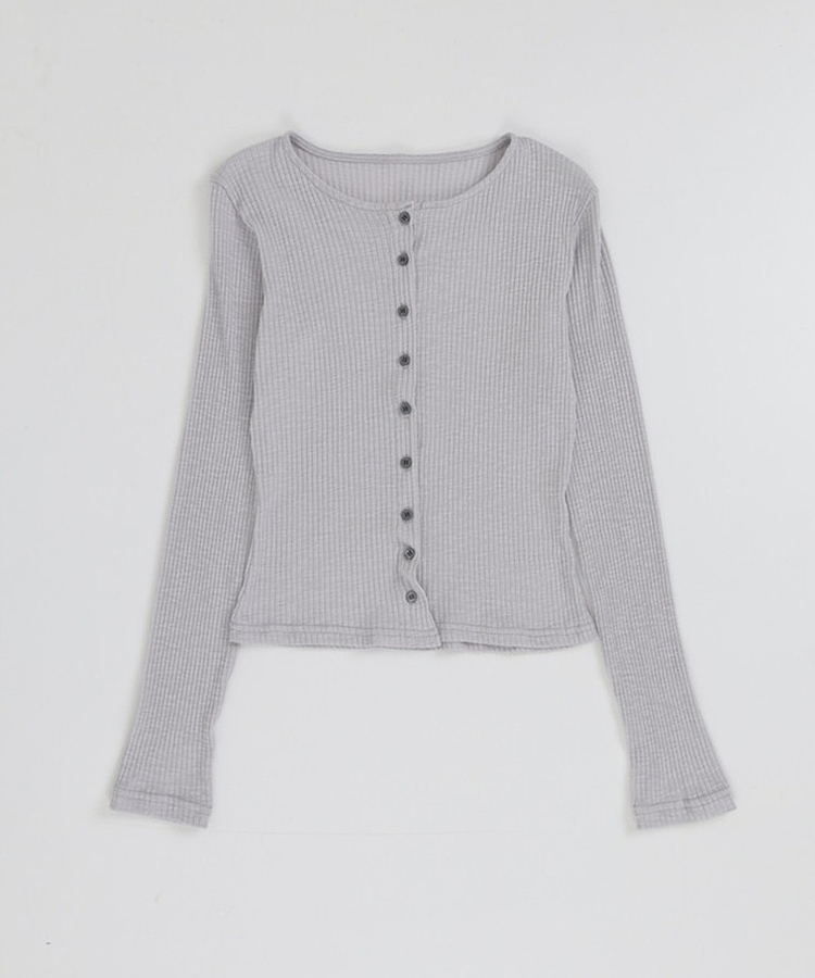 リブニットカーディガン(7color)