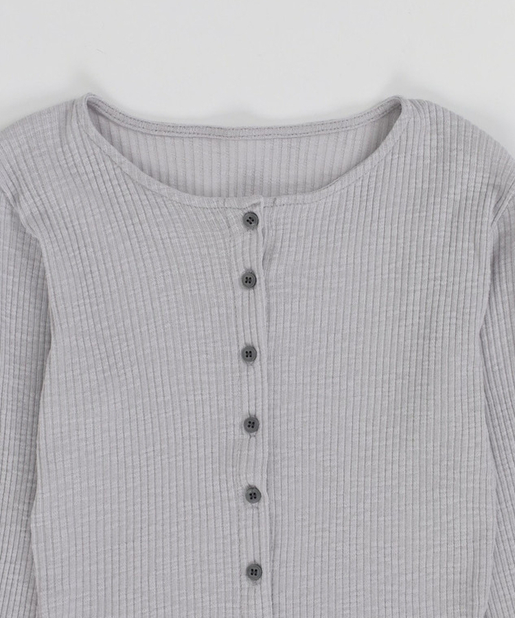 リブニットカーディガン(7color)