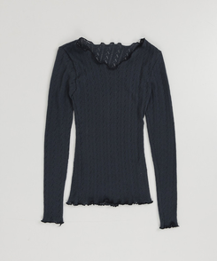 パンチングスリムフィットTシャツ