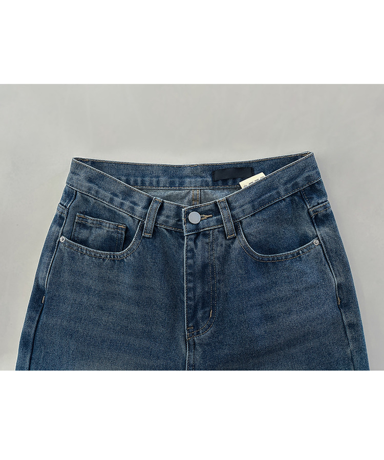 【丈別】ブーツカットウォッシュドデニムパンツ(5color)