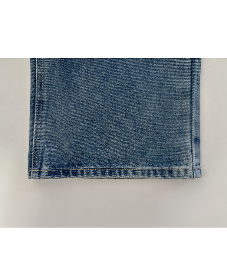 【丈別】ブーツカットウォッシュドデニムパンツ(5color)