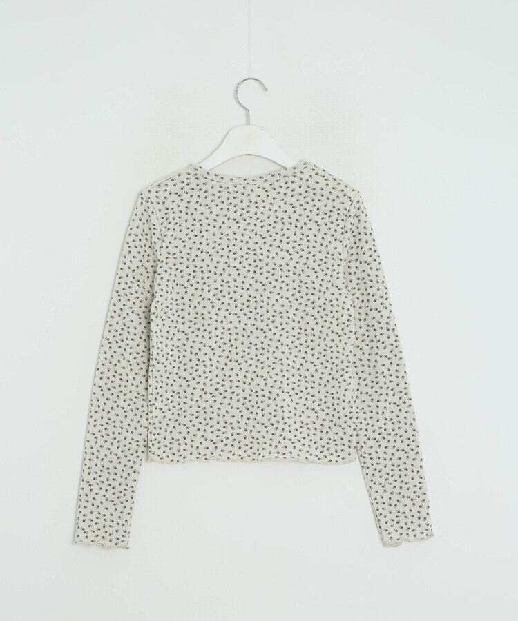 ミニフラワーフィットトップス