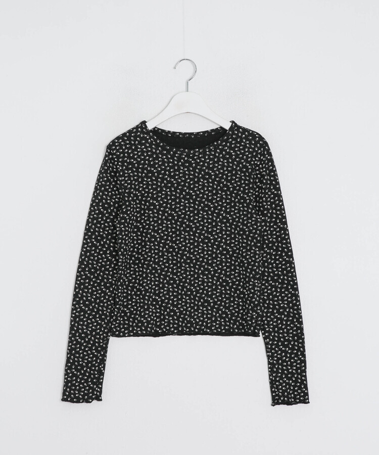 ミニフラワーフィットトップス