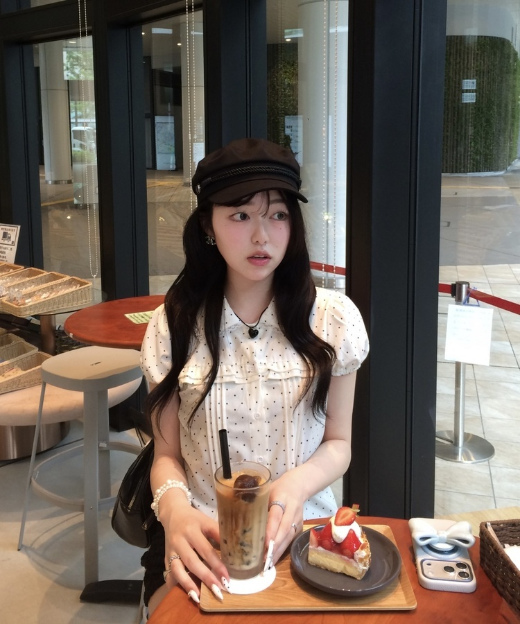 ピンタックレースブラウウス IVORY