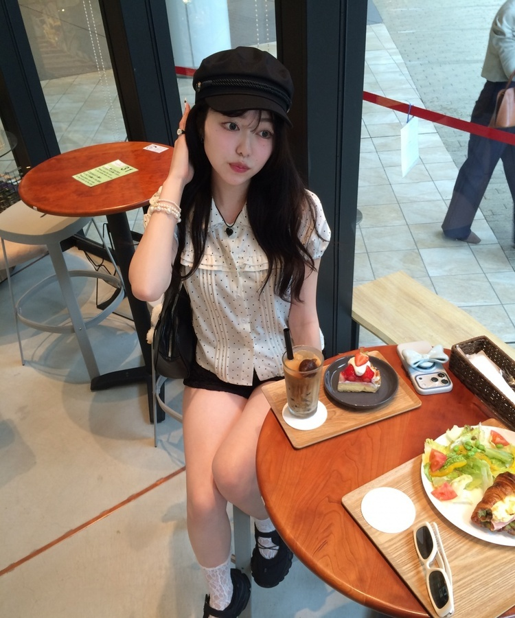 ピンタックレースブラウウス IVORY