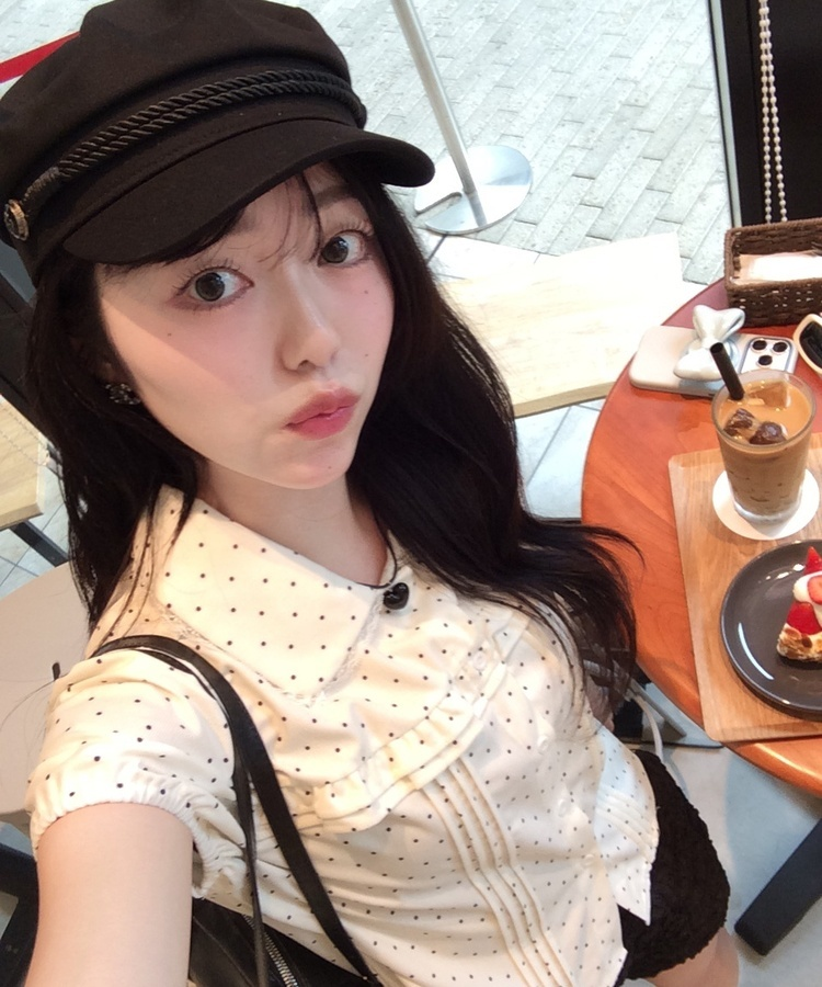 ピンタックレースブラウウス IVORY