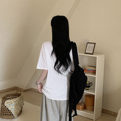 ベーシック半袖Tシャツ WHITE